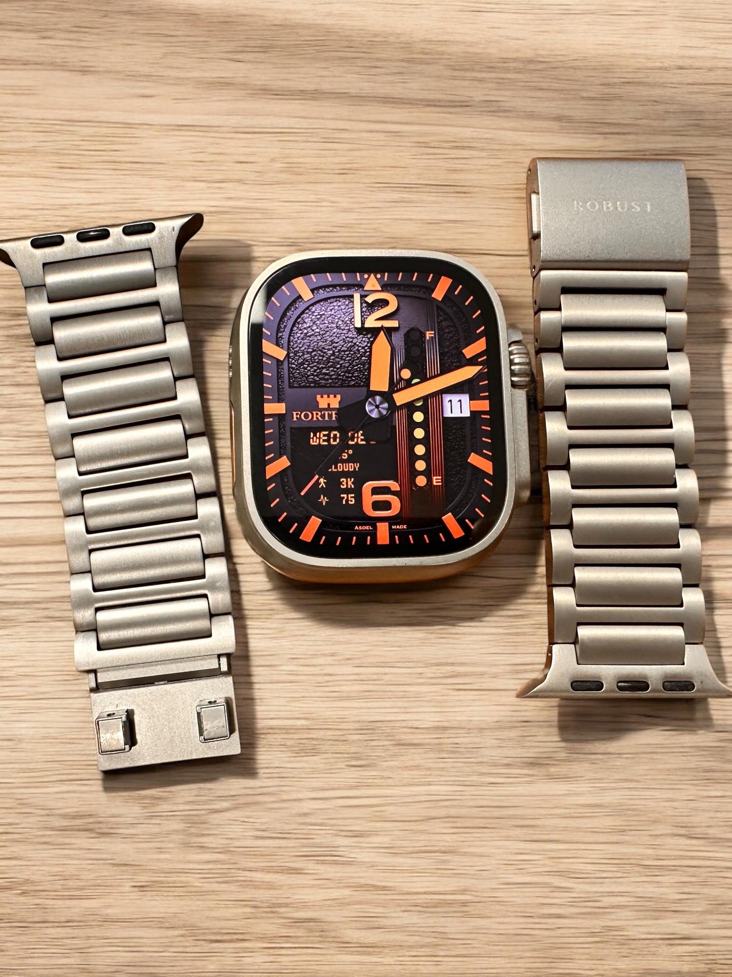 Clockology Apple Watch Face: Fortress Military Design (Digital Download)