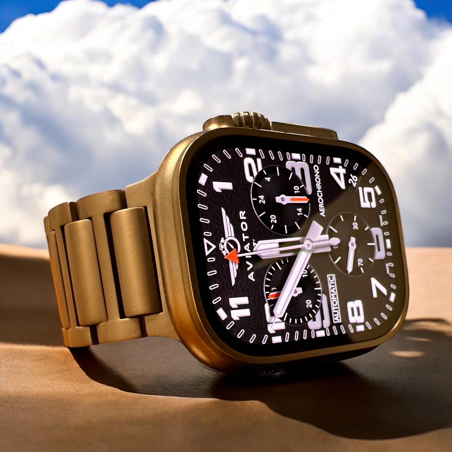 Aviator Watch Face for Clockology Apple Watch (Digital Download)