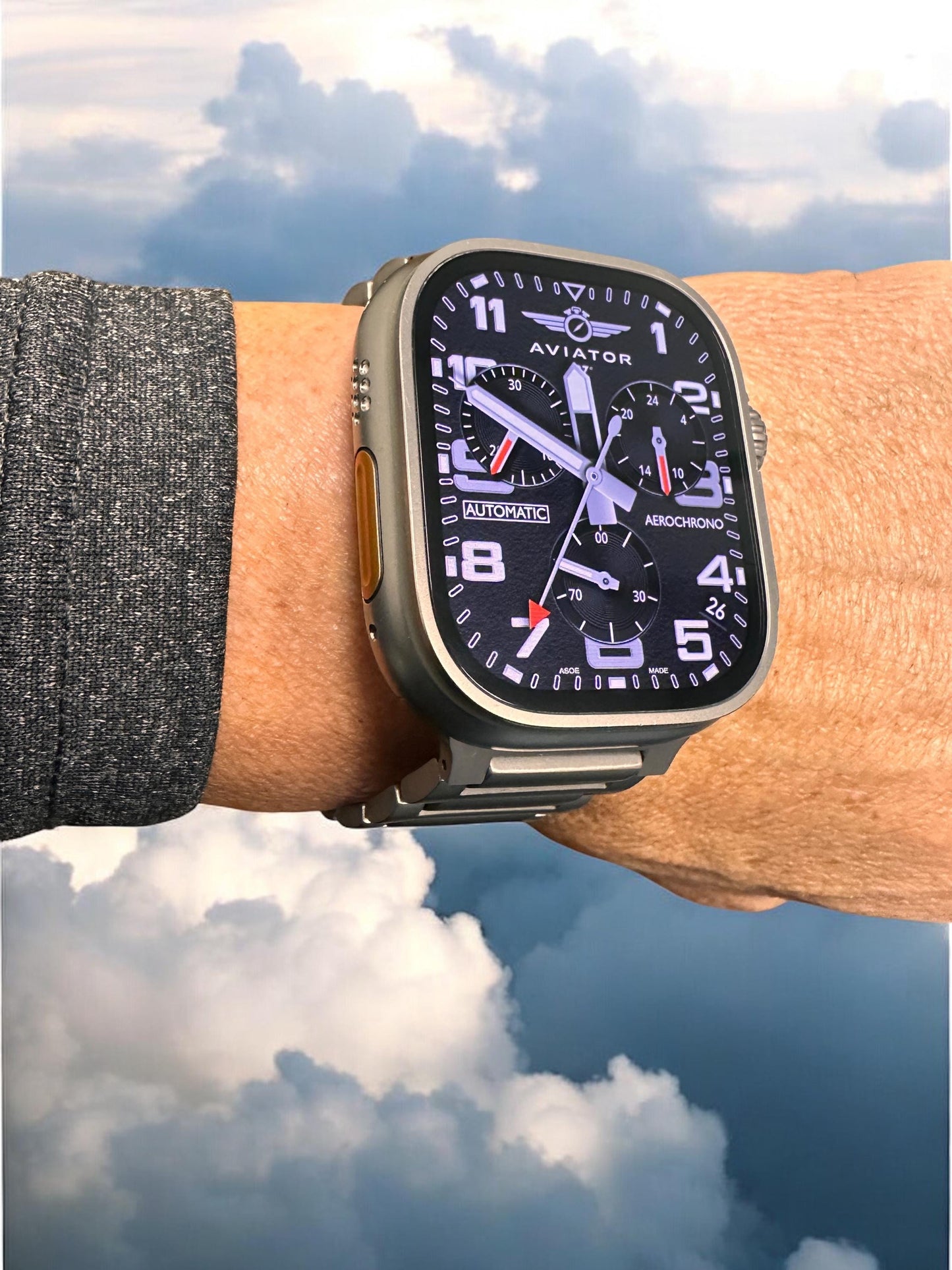 Aviator Watch Face for Clockology Apple Watch (Digital Download)