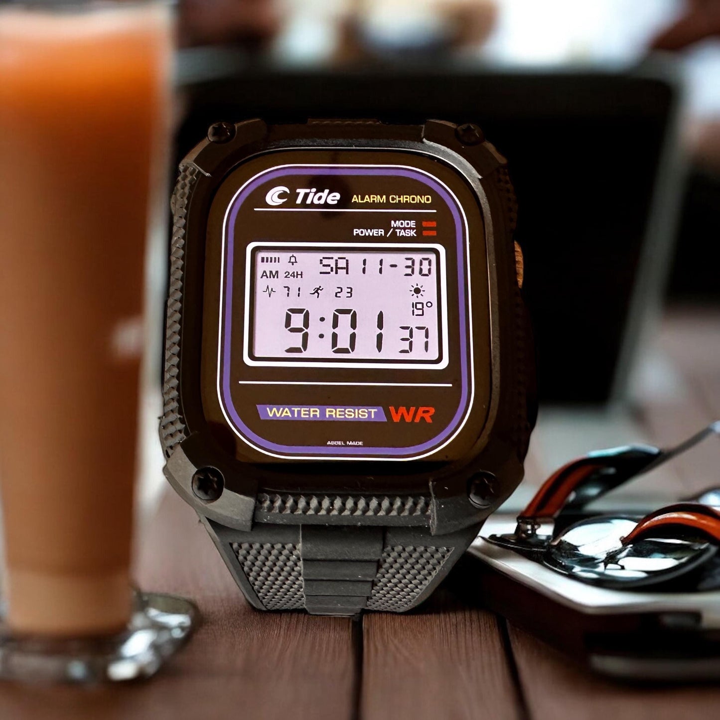 Apple Watch faces Clockology  Premium Apple Watch faces for smartwatch Top-rated watch face designs Tide Digital Watch