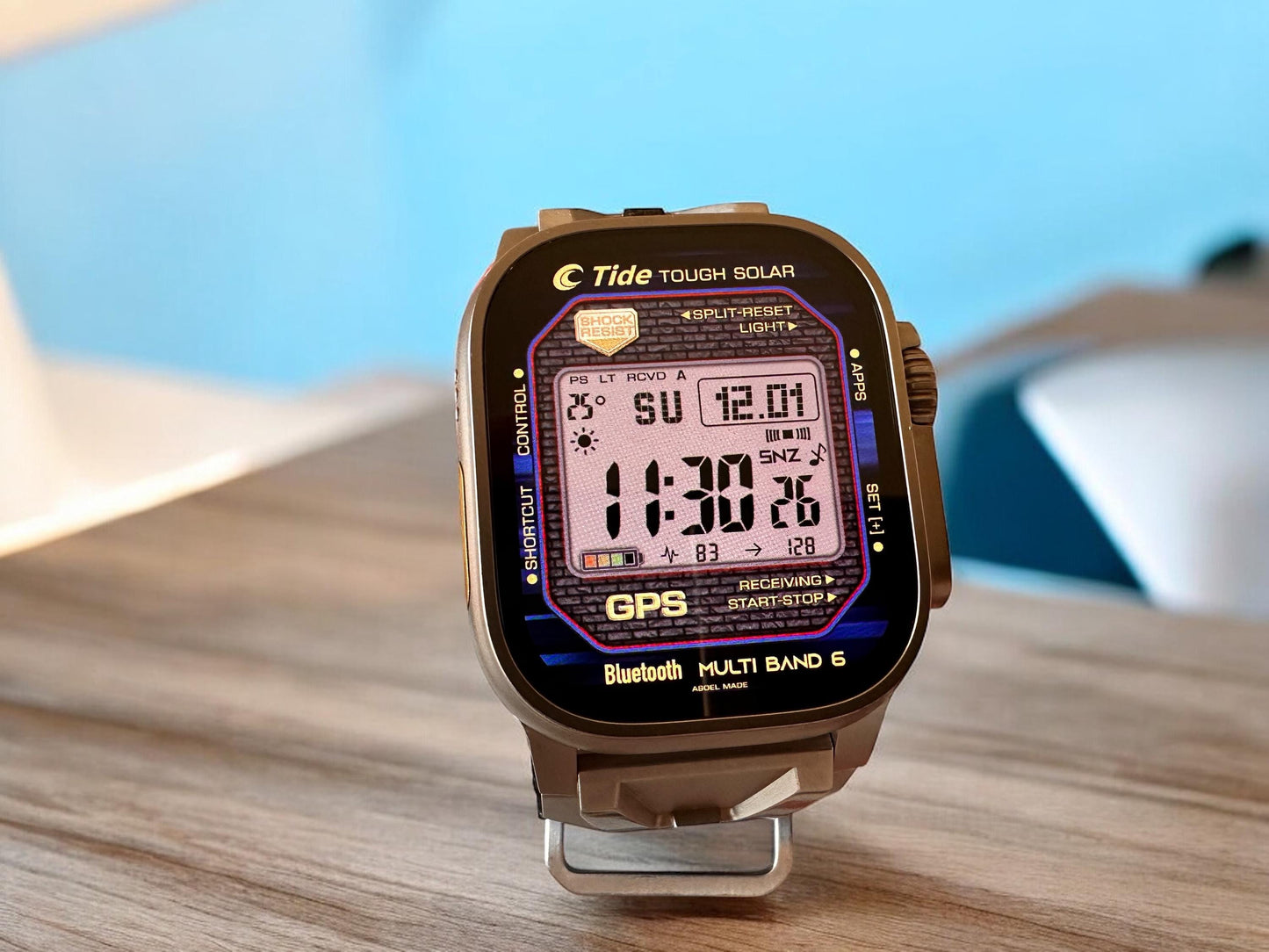 Apple Watch faces Clockology  Premium Apple Watch faces for smartwatch Top-rated watch face designs Tide Digital Watch