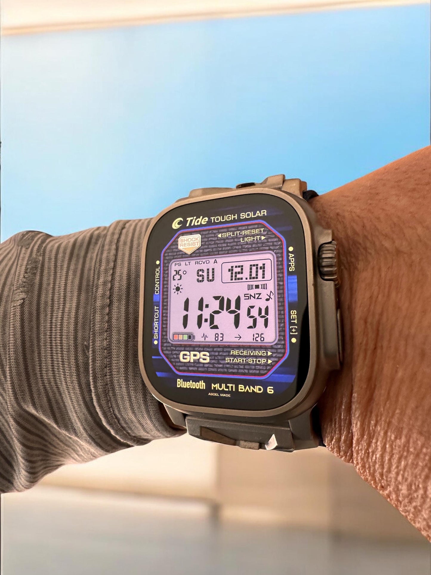 Apple Watch faces Clockology  Premium Apple Watch faces for smartwatch Top-rated watch face designs Tide Digital Watch