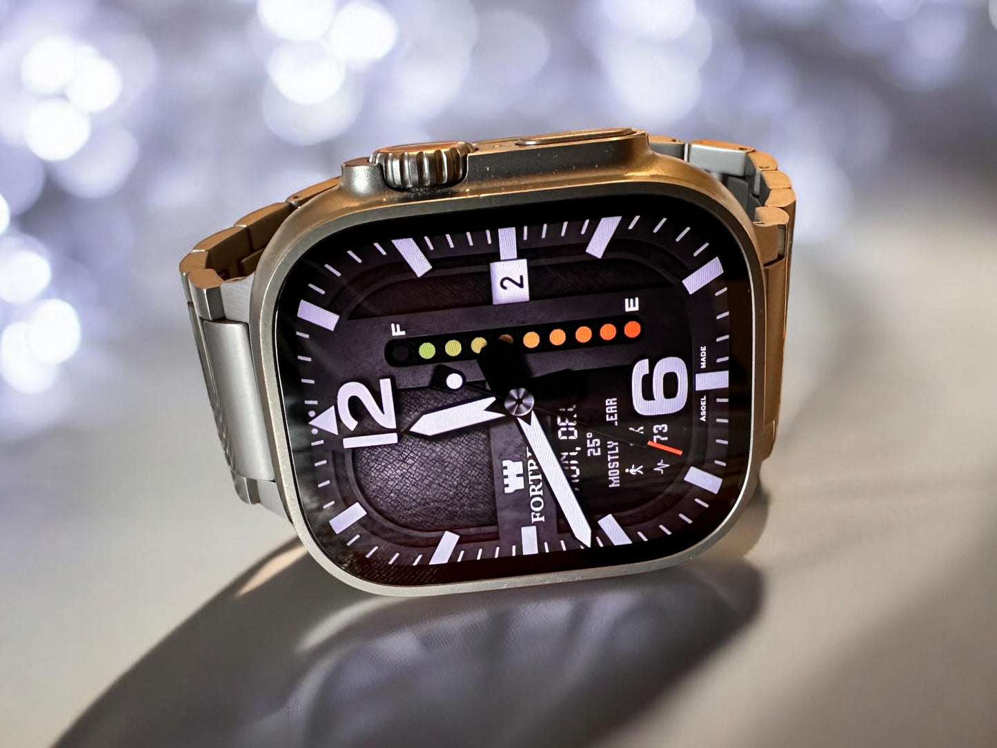 Military Apple Watch Face: Fortress Design (Clockology App)