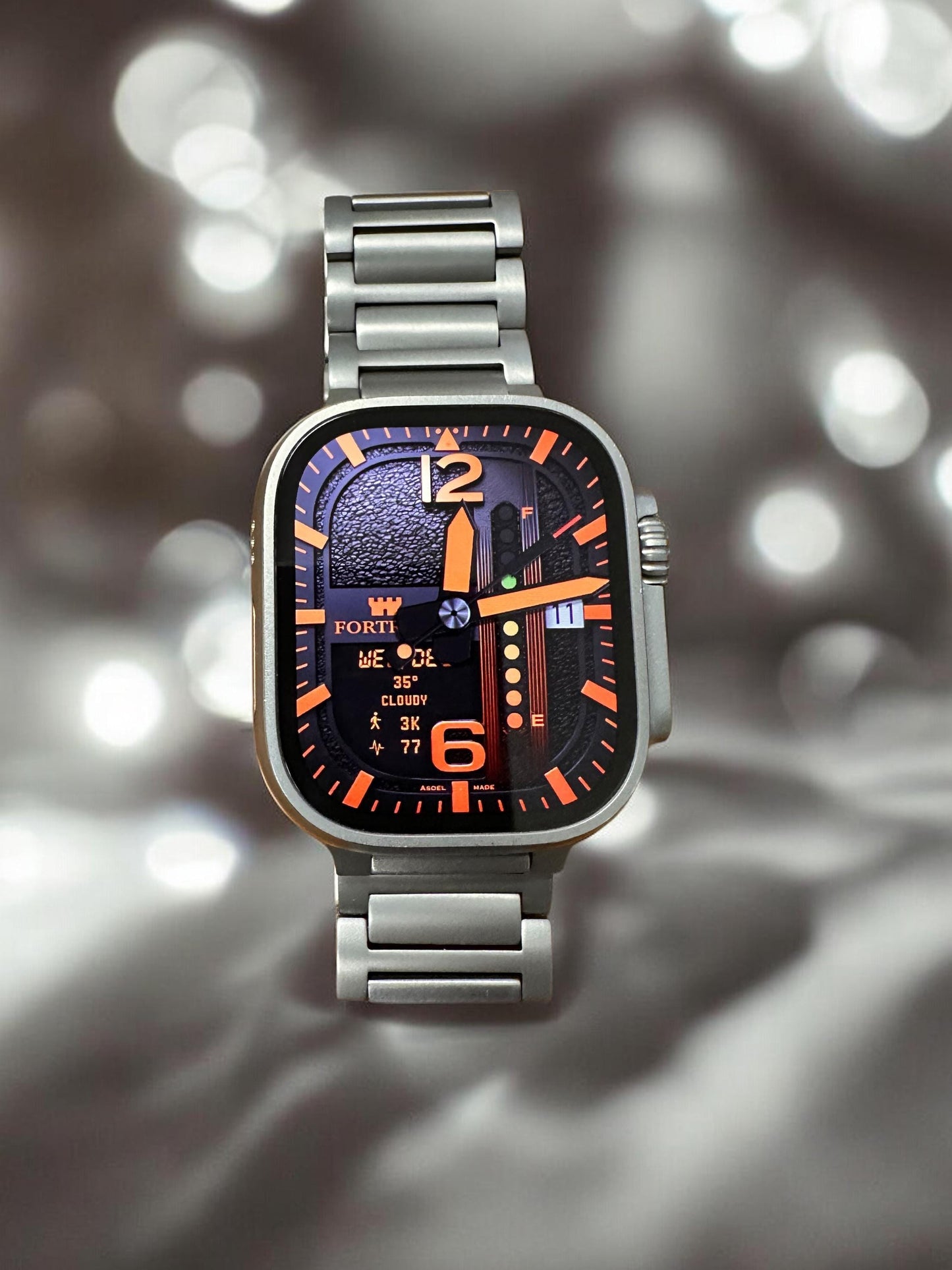 Clockology Apple Watch Face: Fortress Military Design (Digital Download)