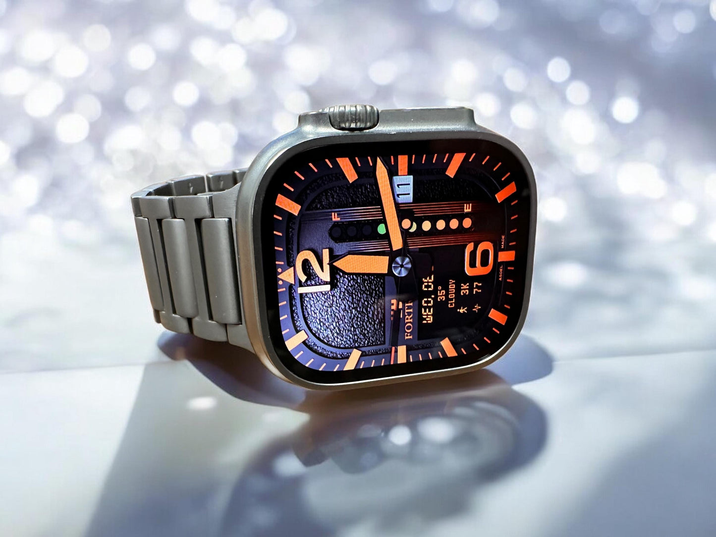 Clockology Apple Watch Face: Fortress Military Design (Digital Download)