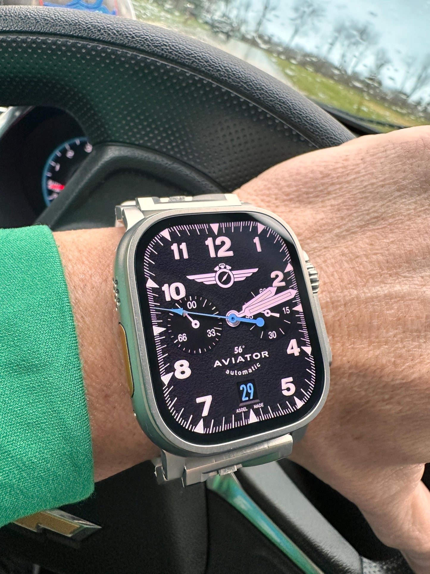 AviatorCo. Targa Flight Apple Watch face Clockology download