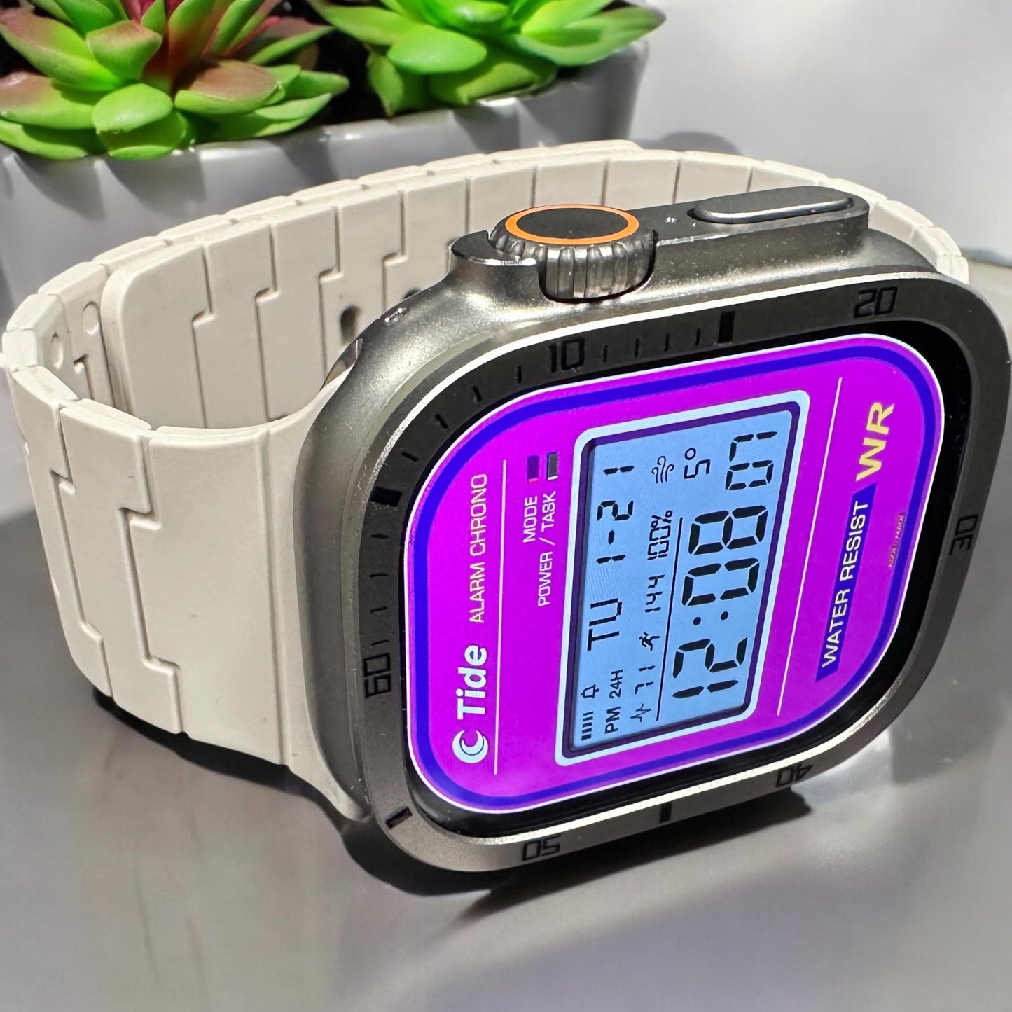 Apple Watch faces Clockology  Premium Apple Watch faces for smartwatch Top-rated watch face designs Tide Digital Watch