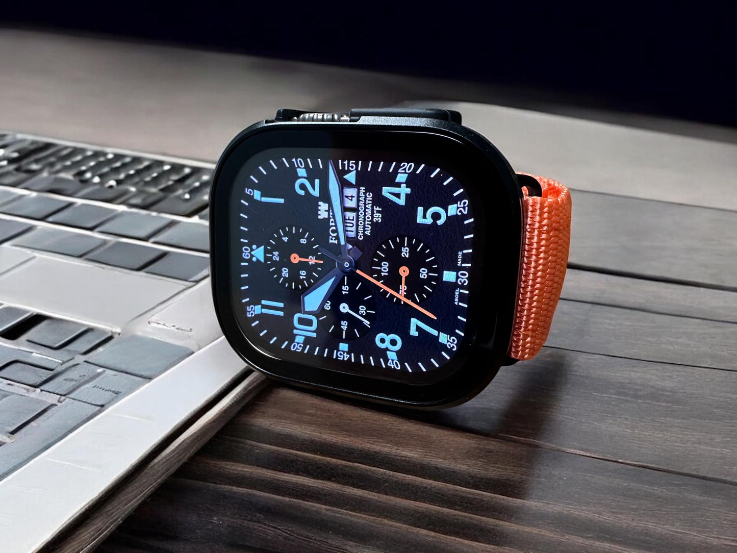 Fortress Flieger Apple Watch Face: Military Smartwatch Design (Clockology App)
