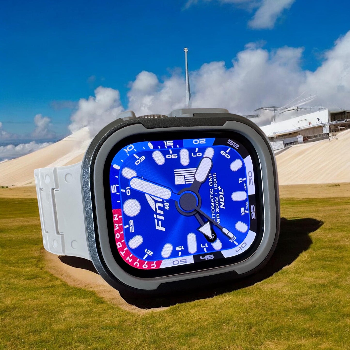 Fin Dive Master Apple Watch Face: Clockology Black Edition (Digital)