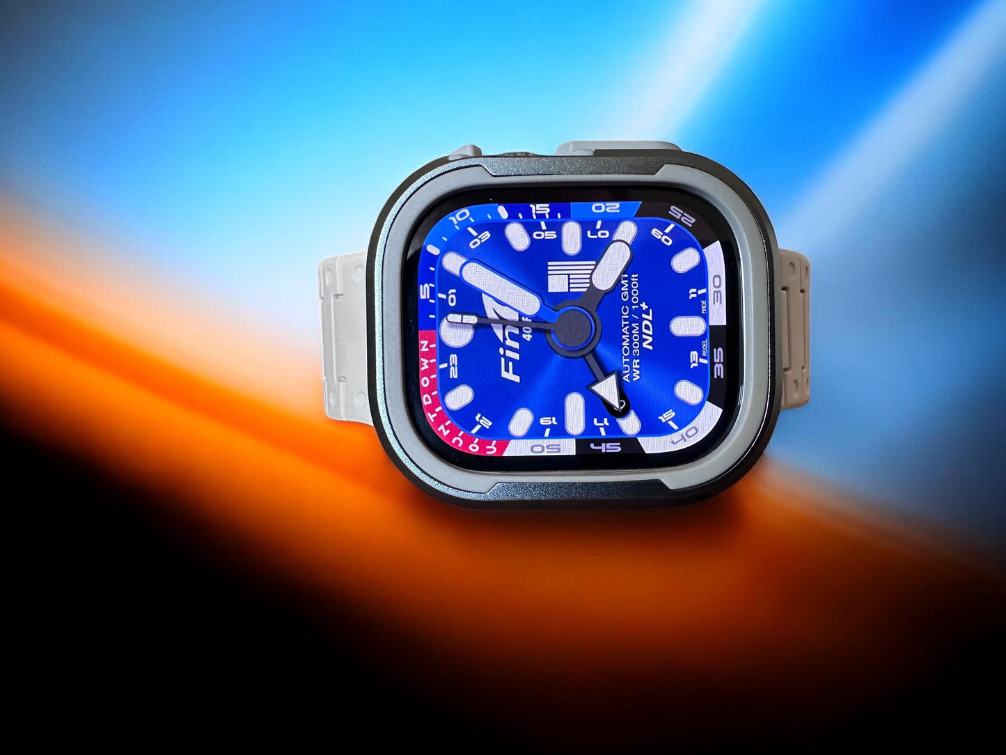 Fin Dive Master Apple Watch Face: Clockology Black Edition (Digital)