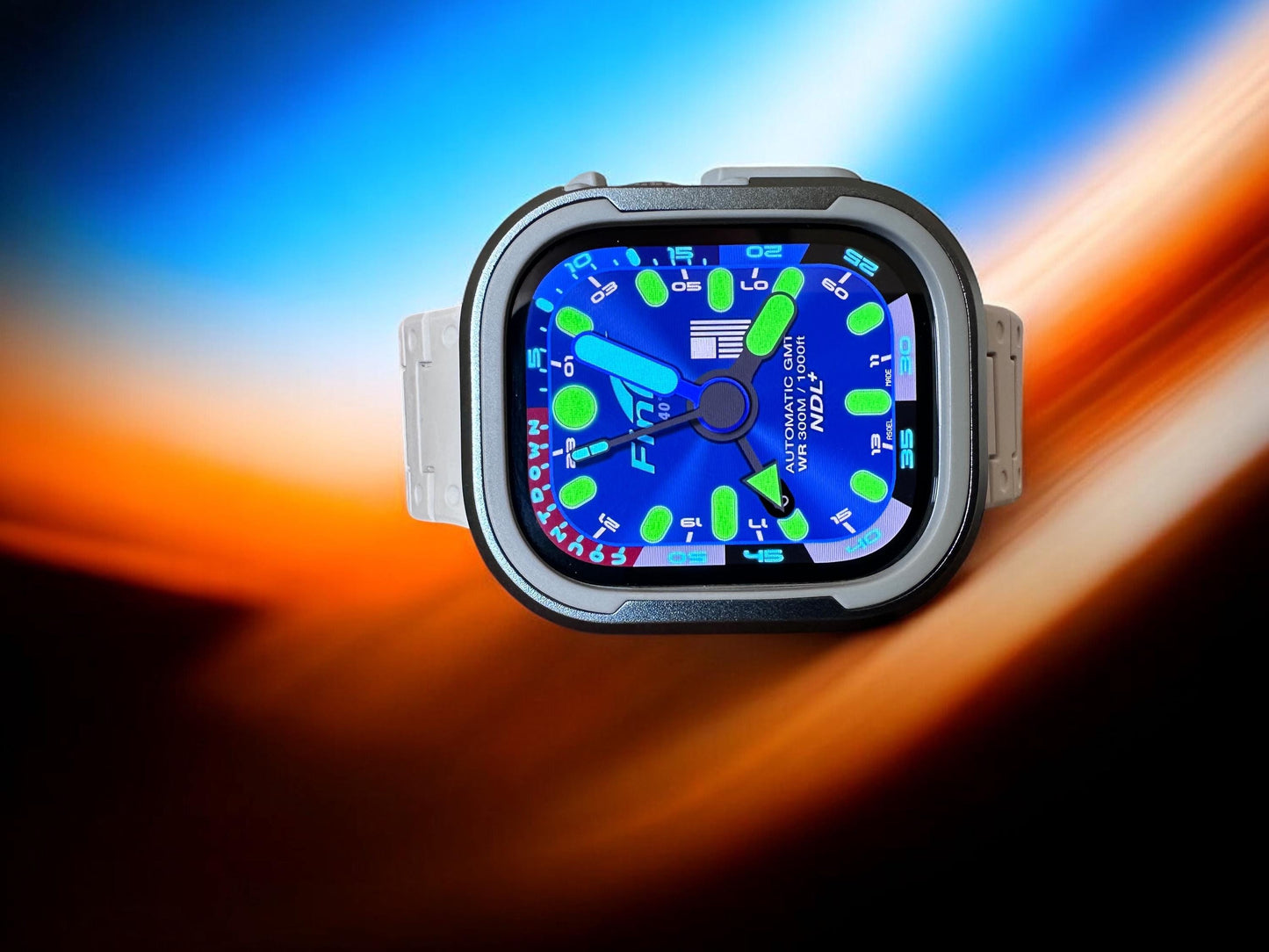 Fin Dive Master Apple Watch Face: Clockology Black Edition (Digital)