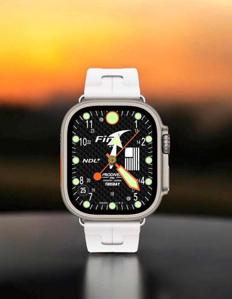 Fin Dive Watch Face for Apple Watch (Clockology App)