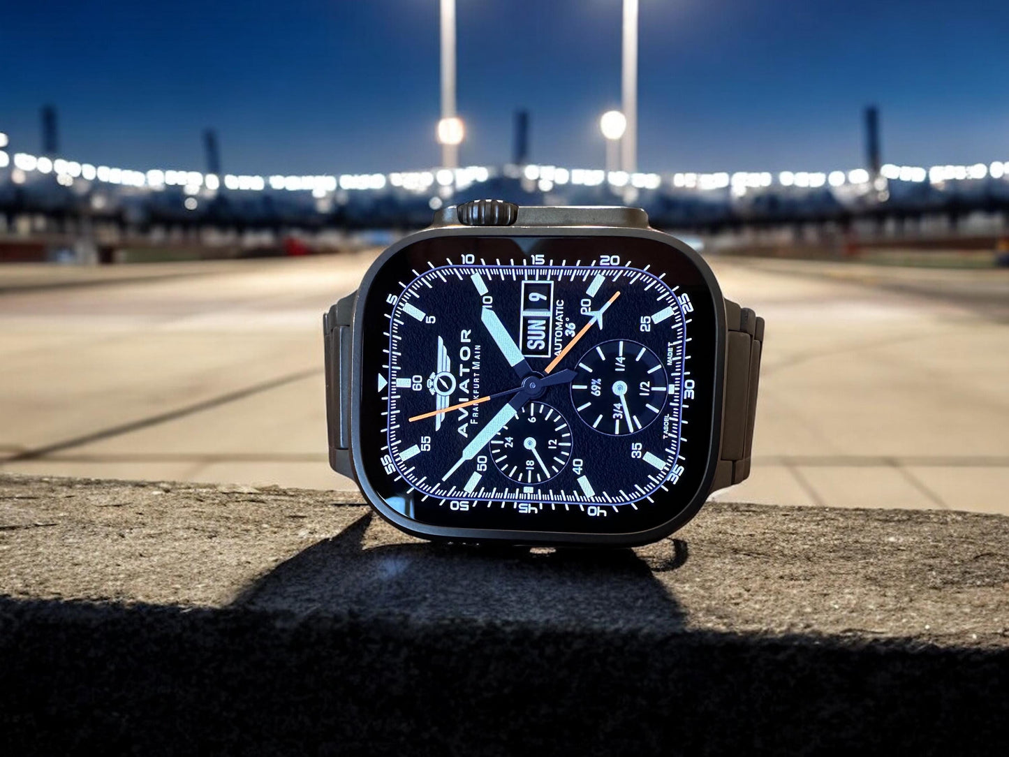 AviatorCo Frankfurt Apple Watch Face for Clockology
