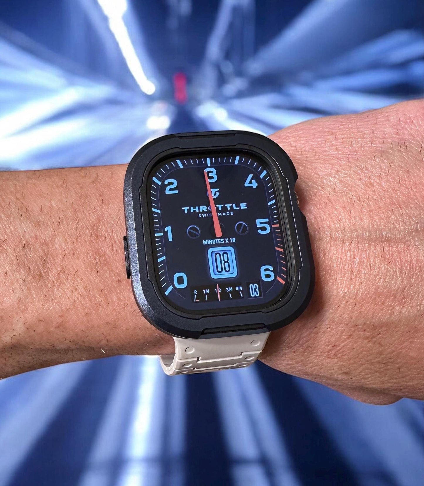 Apple Watch faces Clockology  Premium Apple Watch faces for smartwatch Top-rated watch face designs Throttle Racing Watch