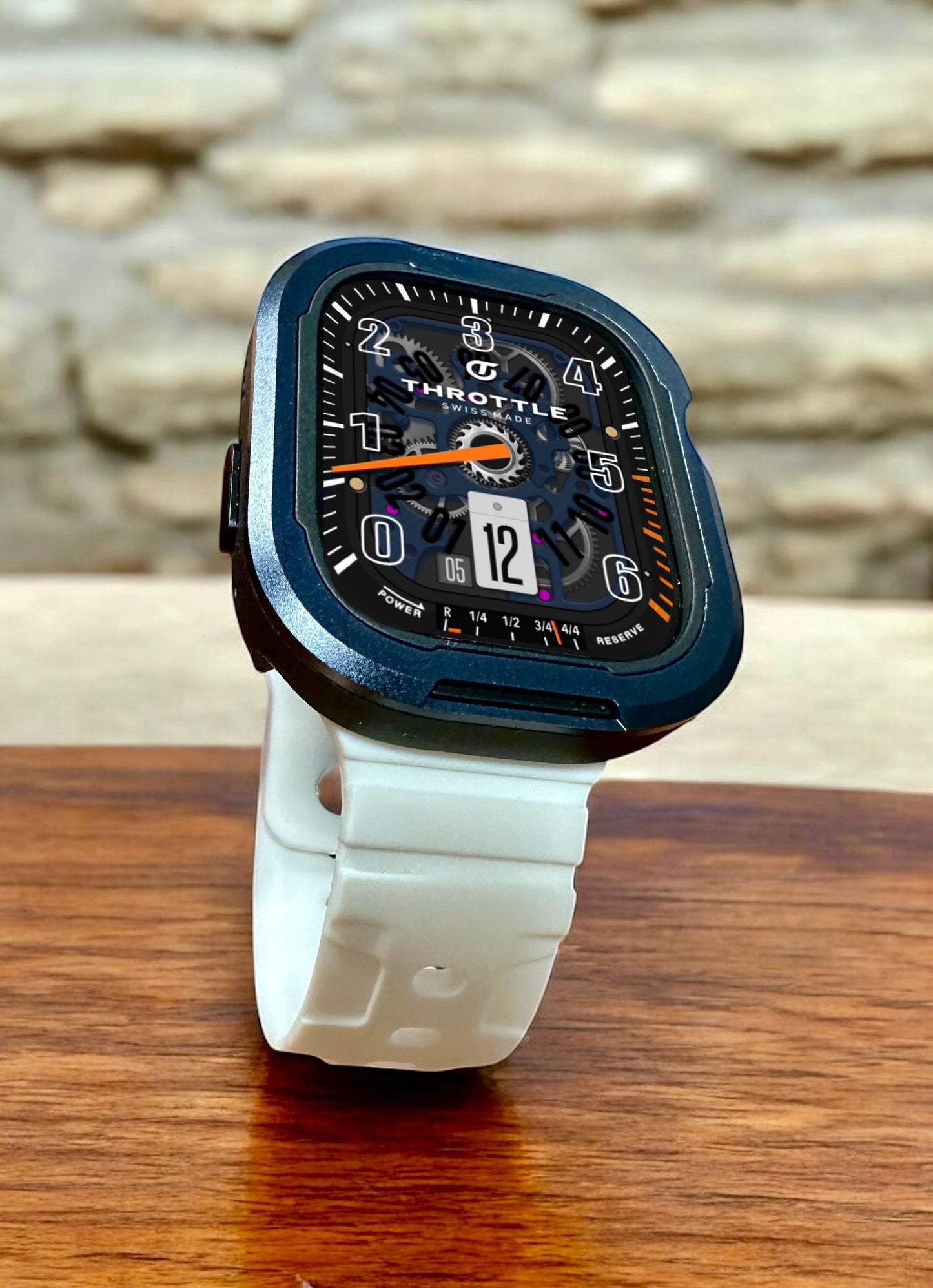 Apple Watch faces Clockology  Premium Apple Watch faces for smartwatch Top-rated watch face designs Throttle Racing Watch