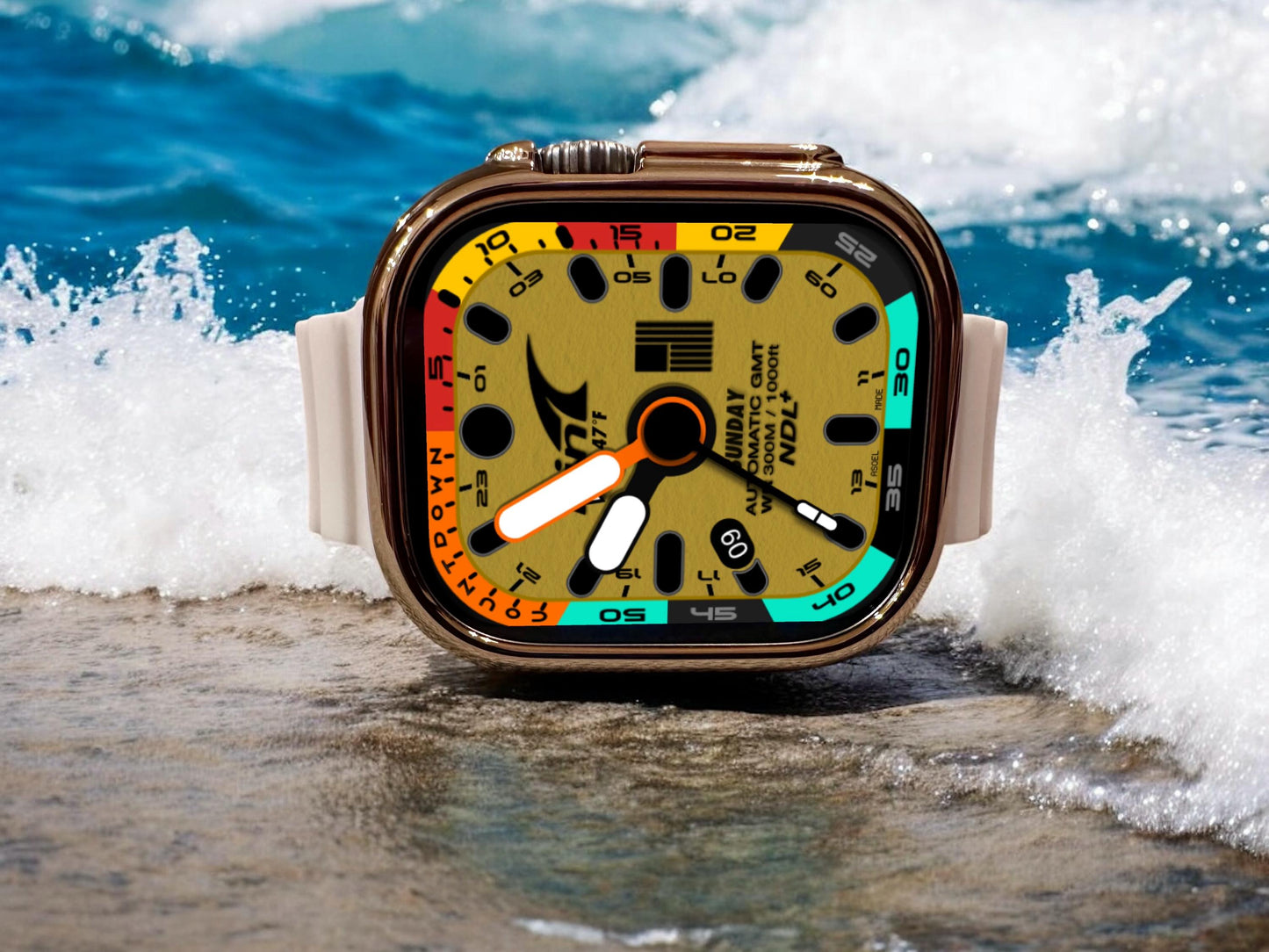 Fin Dive Watch Face for Apple Watch Clockology App