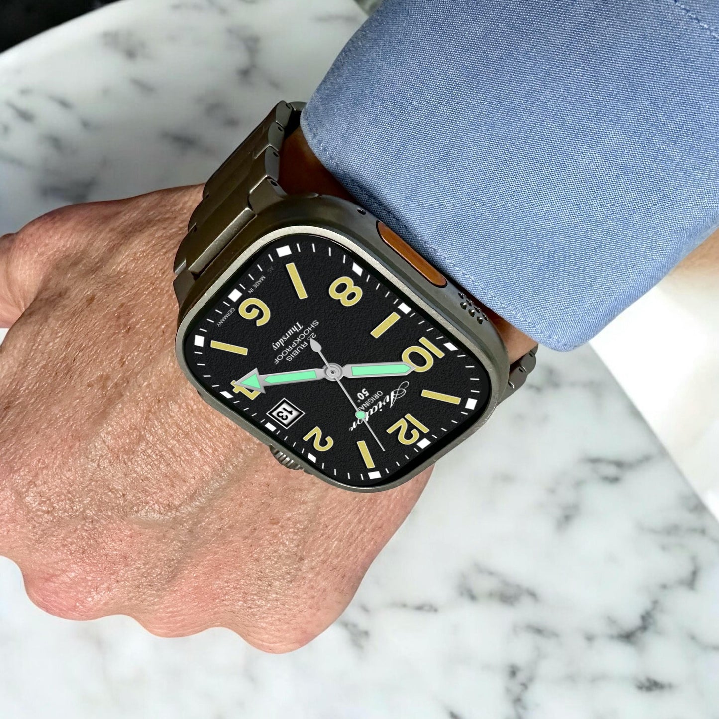 AviatorCo Shockproof Watch Face for Clockology Apple Watch (Digital)