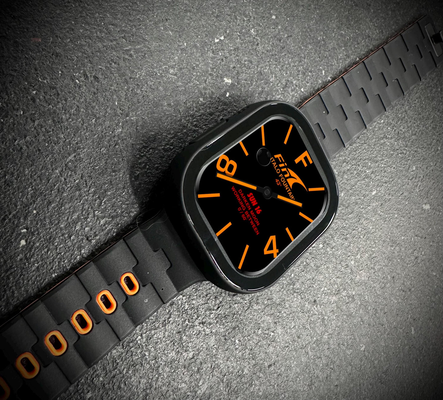Fin Italo Diver Watch Face for Clockology App (Digital Download)
