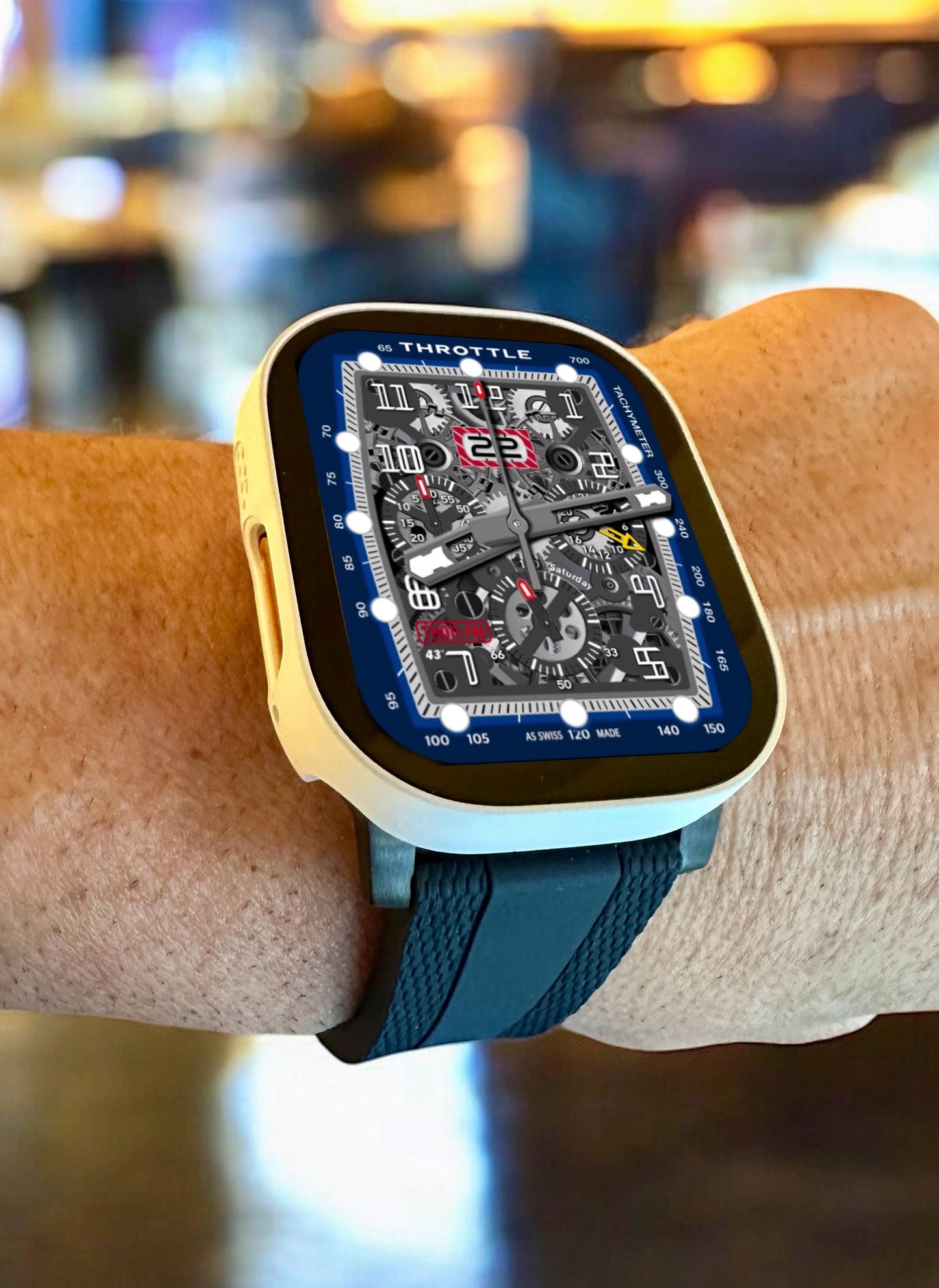 Apple Watch faces Clockology  Premium Apple Watch faces for smartwatch Top-rated watch face designs Throttle Racing Watch