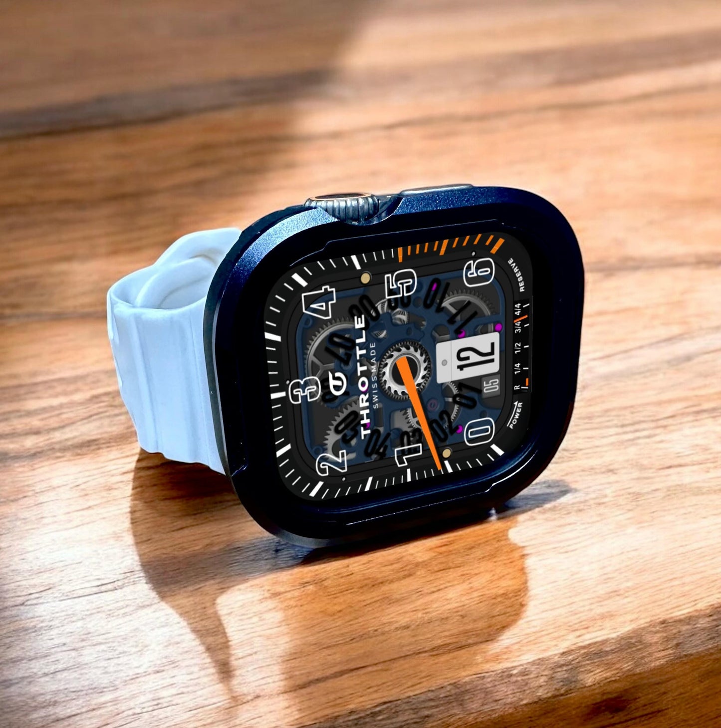 Apple Watch faces Clockology  Premium Apple Watch faces for smartwatch Top-rated watch face designs Throttle Racing Watch