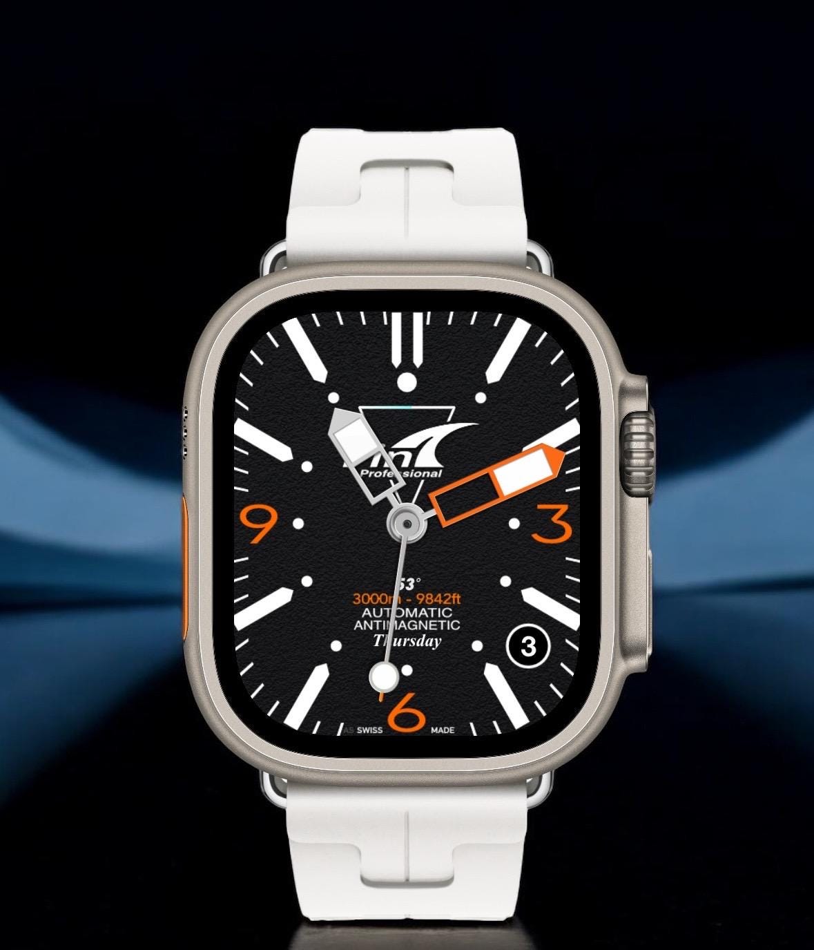 Fin Dive Apple Watch Face: Depth Star Clockology Design