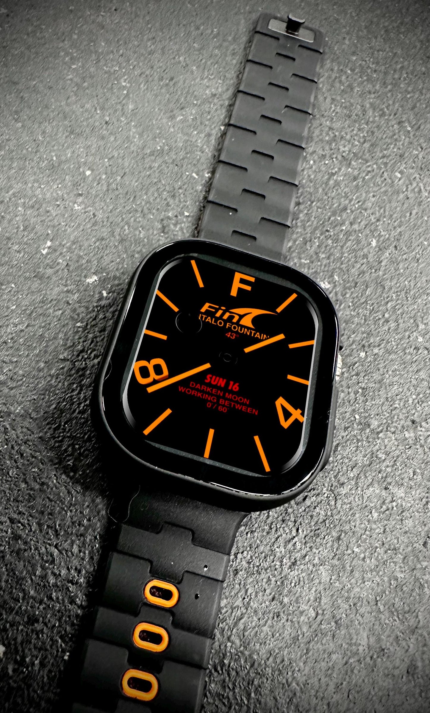 Fin Italo Diver Watch Face for Clockology App (Digital Download)