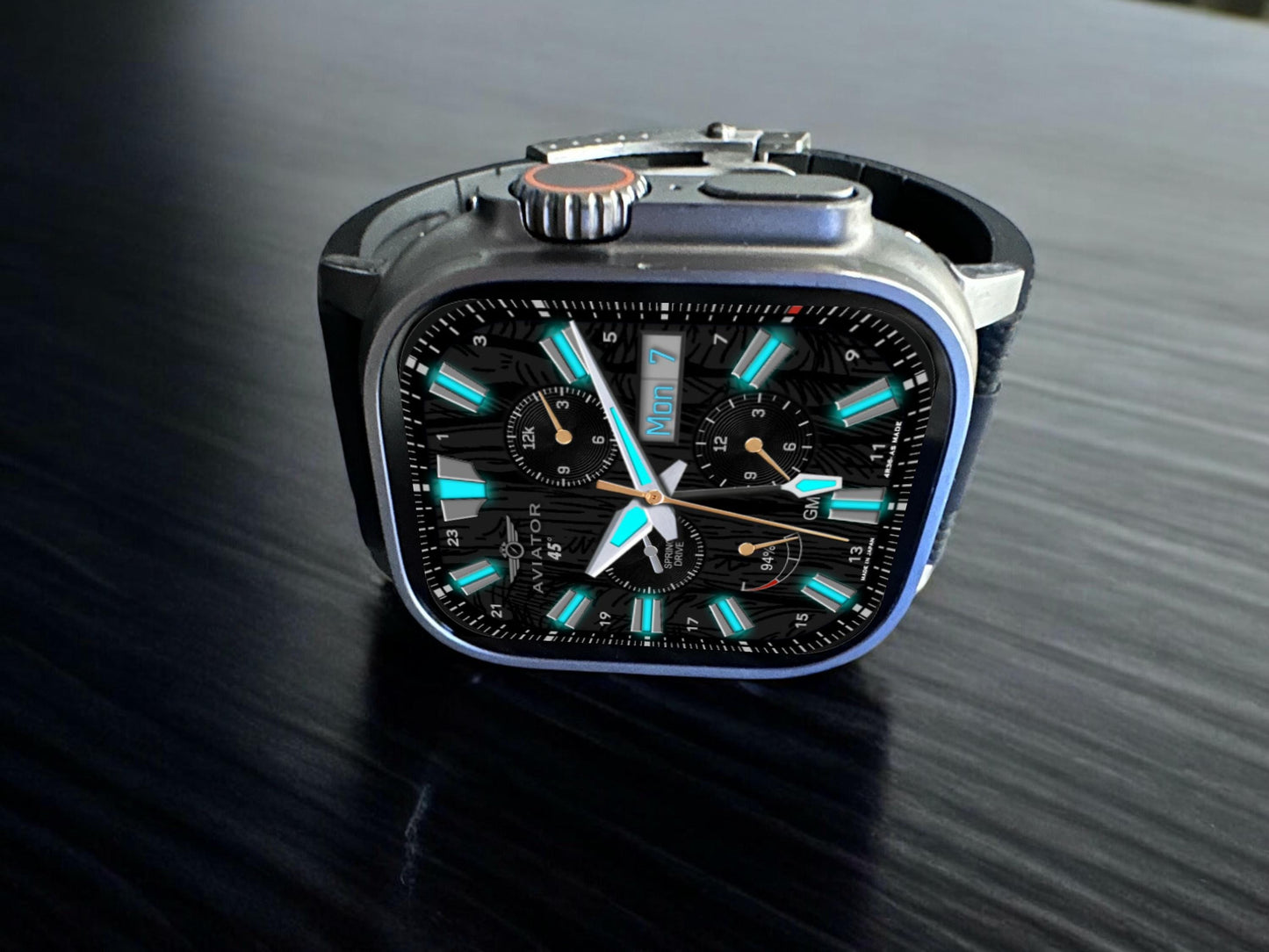 AviatorCo. Evolution Apple Watch face Clockology download