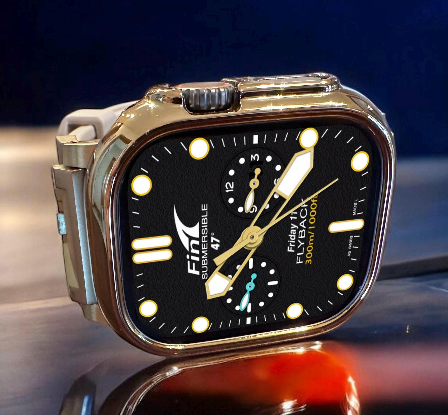 Fin Submersible 300m Diver Watch Face for Clockology - download