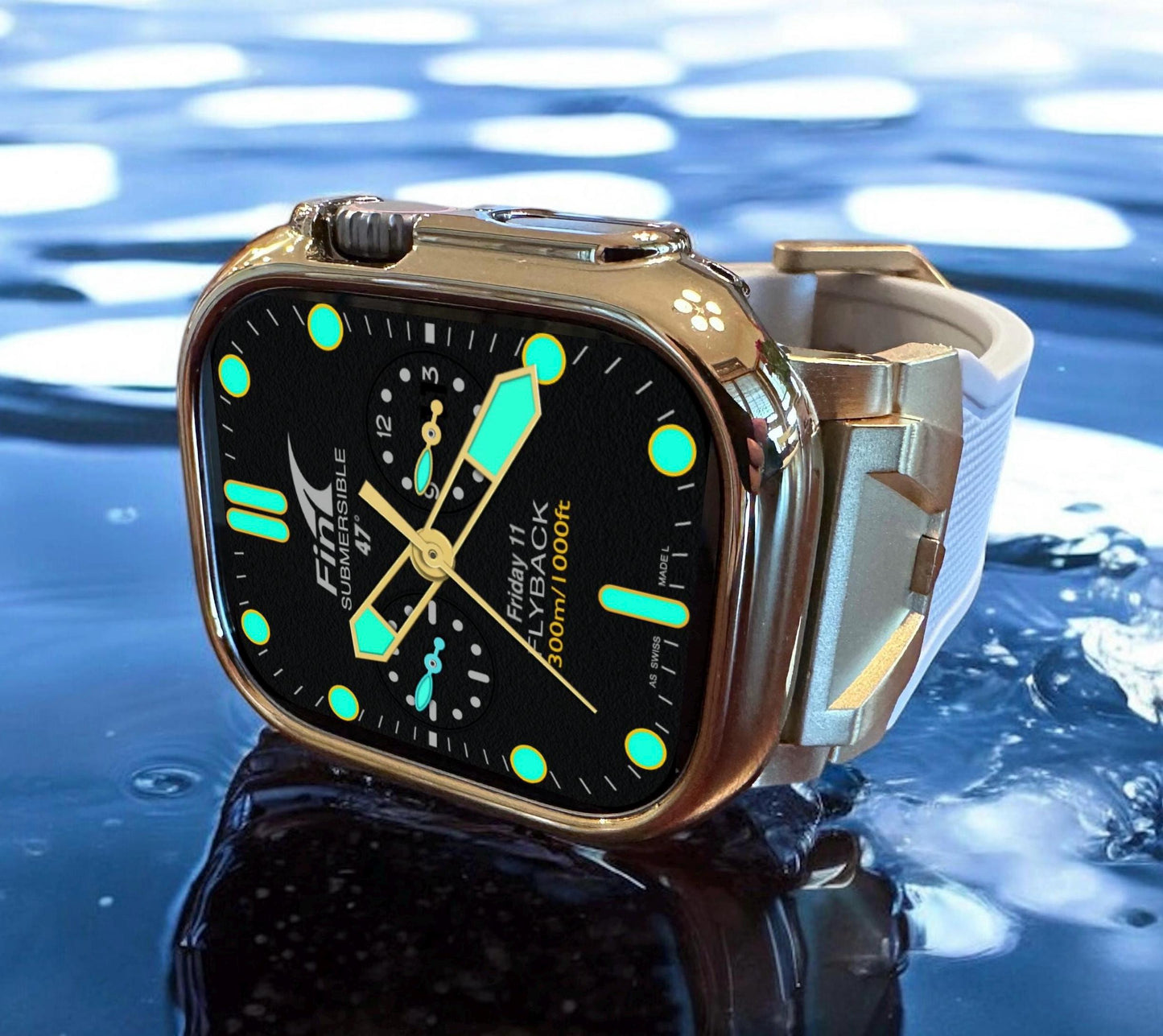 Fin Submersible 300m Diver Watch Face for Clockology - download