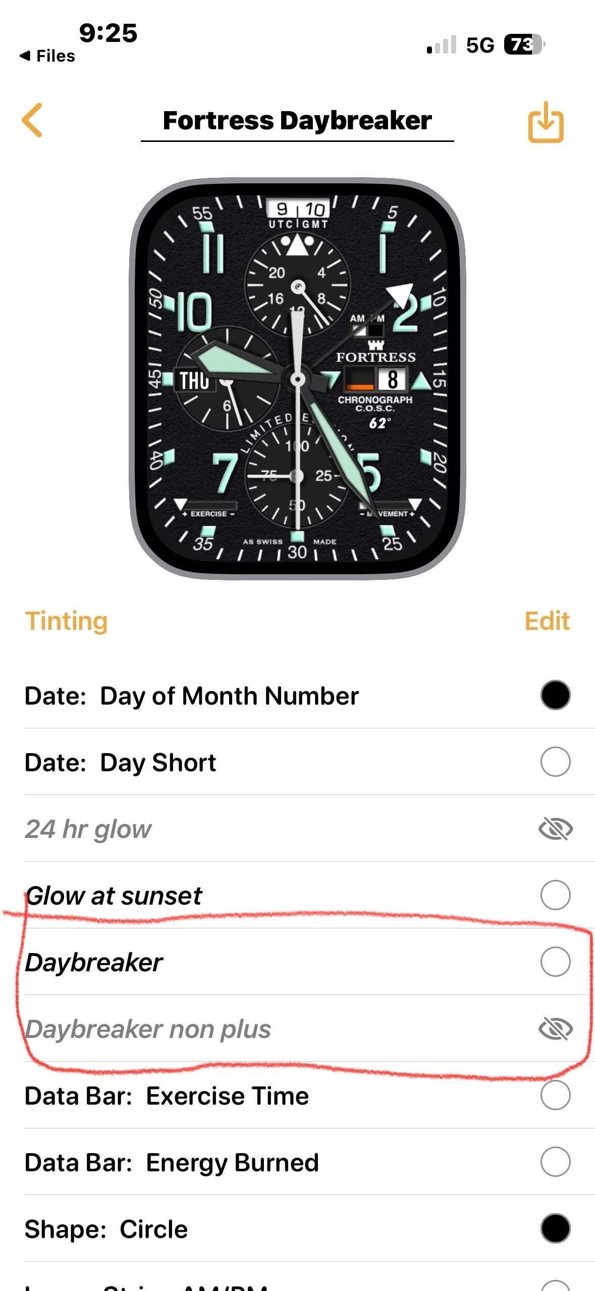 Fortress Military Apple Watch Face for Clockology App (Digital)