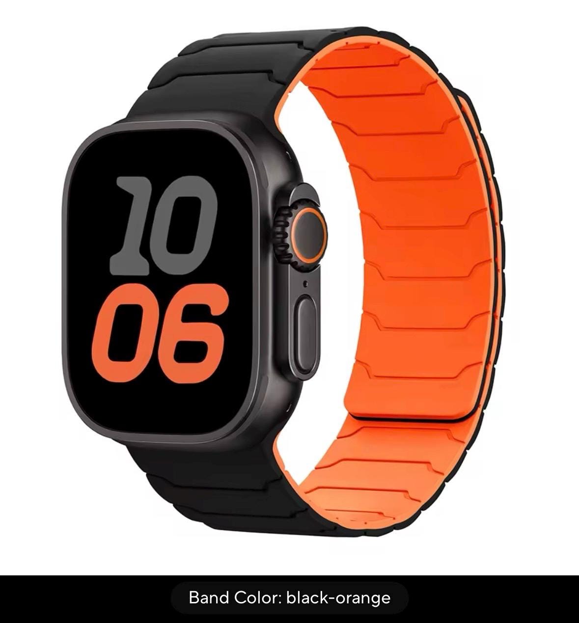 Silicone Magnetic Sport Band for Apple Watch: 42-49mm