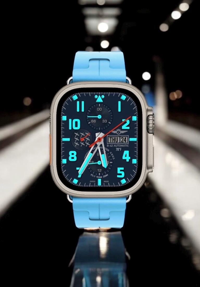AviatorCo B42 Apple Watch Face | Analog Style (Clockology App)
