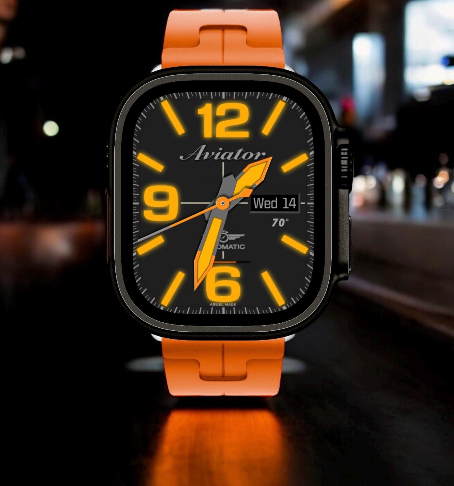 AviatorCo XL Apple Watch Face, Clockology App (Digital Download)