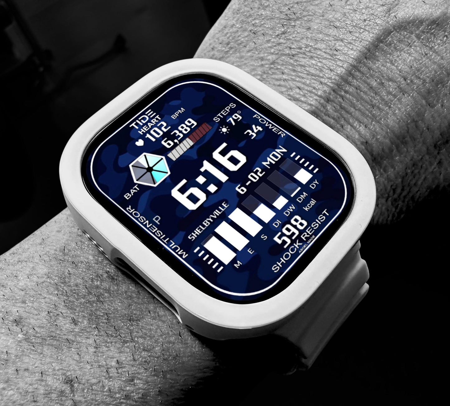 Clockology Apple Watch Face: Tide T Squad Pro Diving Design