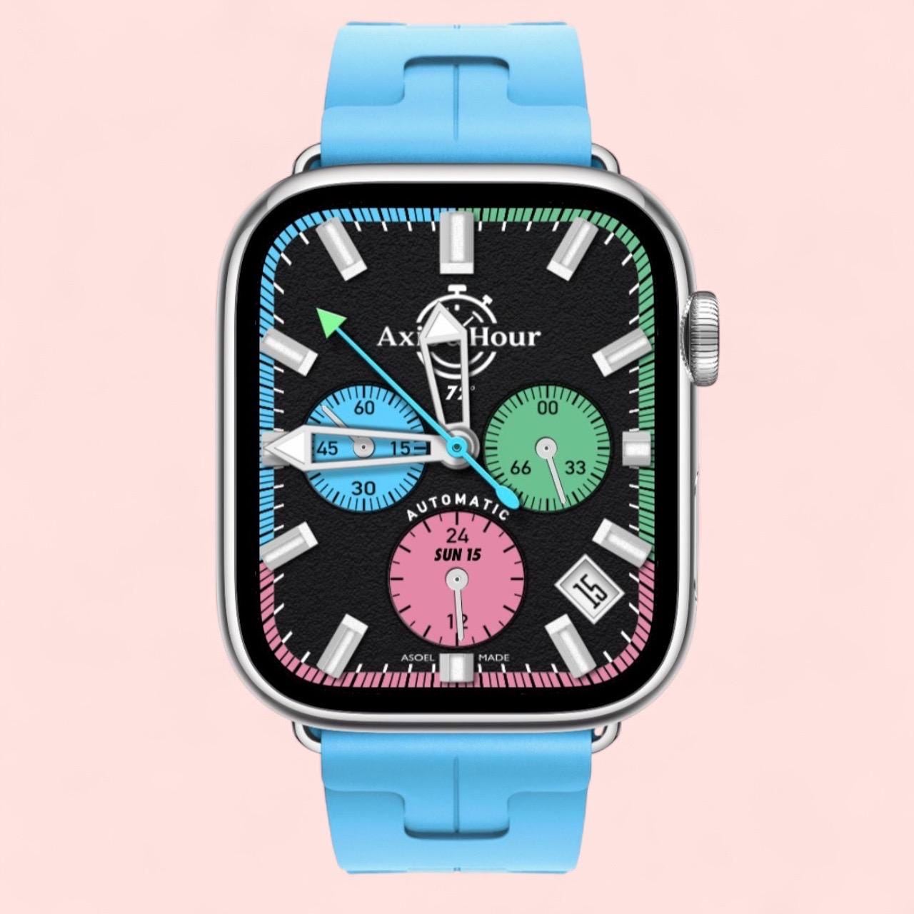 Clockology Apple Watch Faces: Summertime Ice Cream Theme (Digital Download)