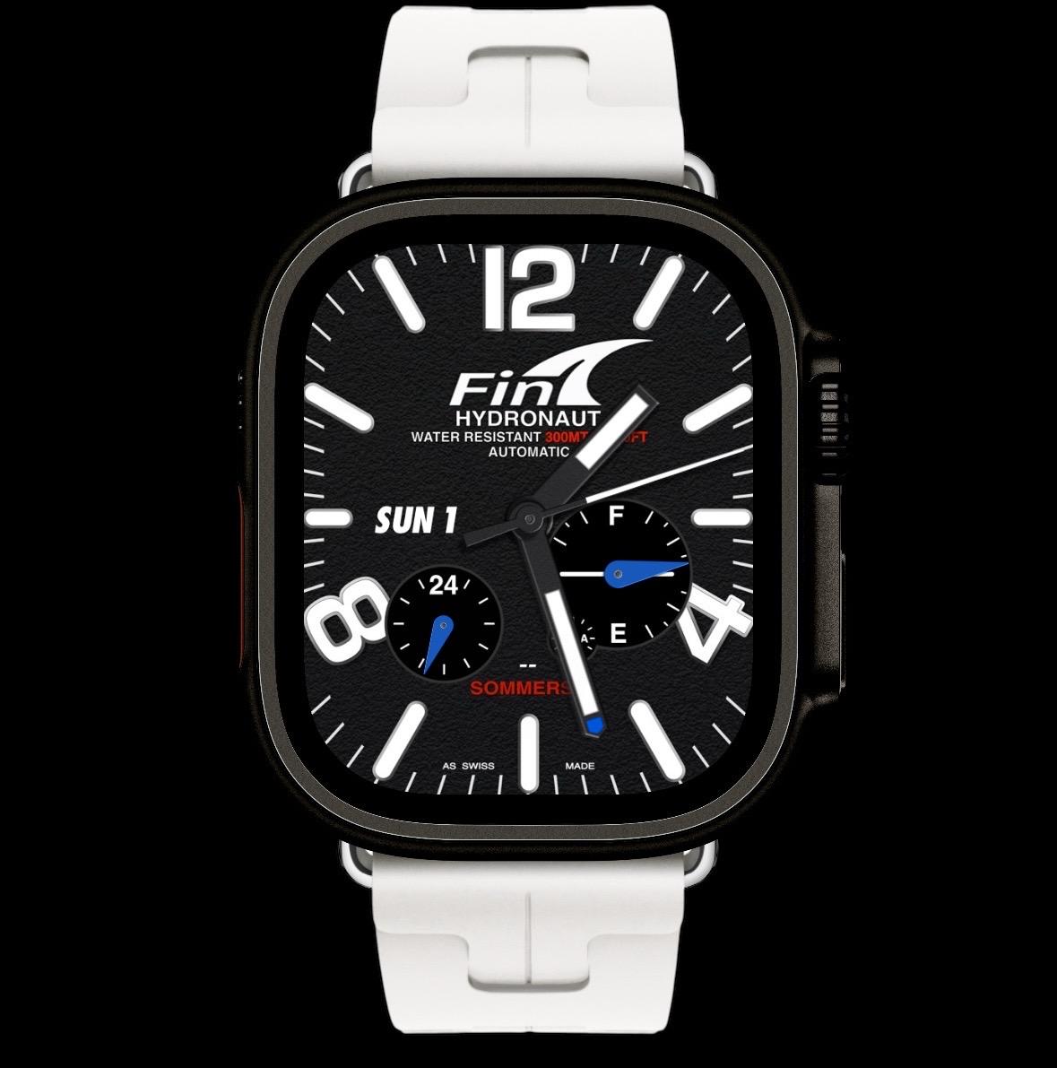 Fin Hydronaut Apple Watch Face: Interactive Clockology Design