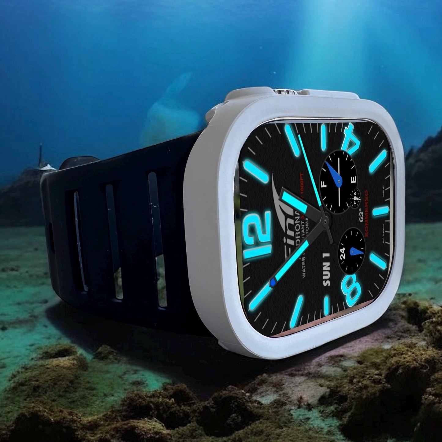 Fin Hydronaut Apple Watch Face: Interactive Clockology Design