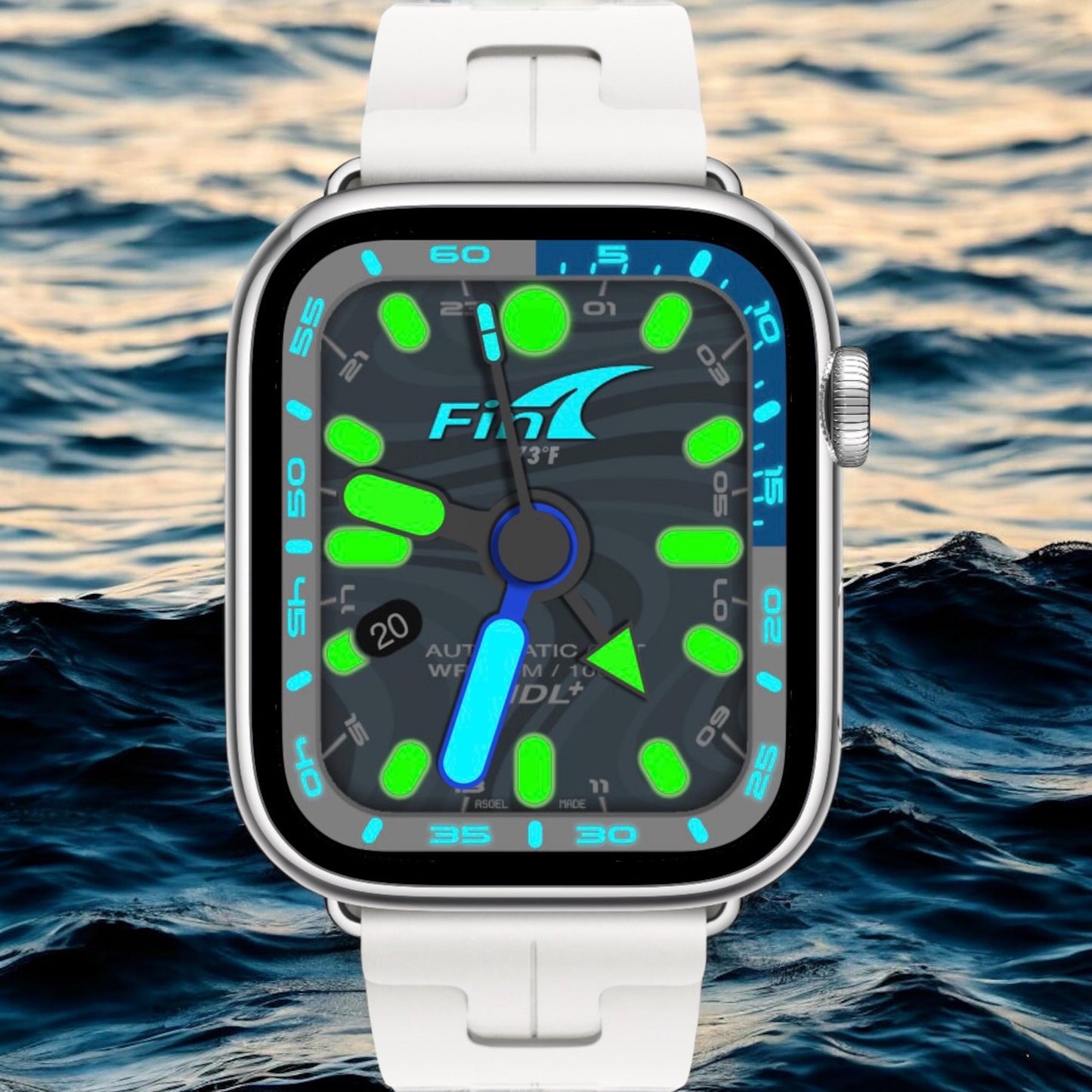 Fin DiveMaster 300 Apple Watch Face: Clockology Smartwatch Design