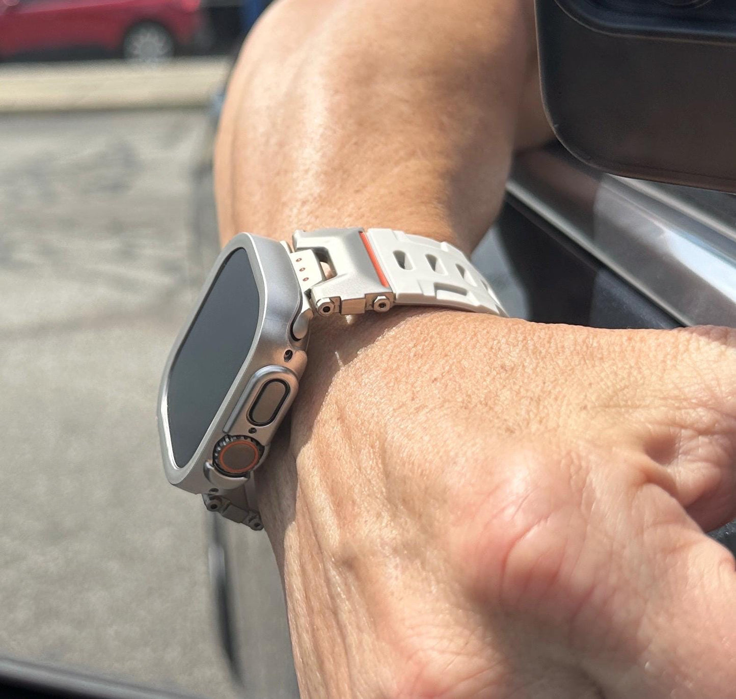 Silicone Apple Watch Band: Sport Strap with Pin Buckle, 42-49mm