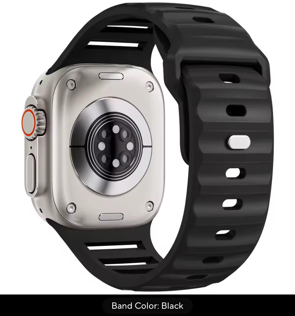 Silicone Sport Band for Apple Watch: Ultra, SE & Series 2-10