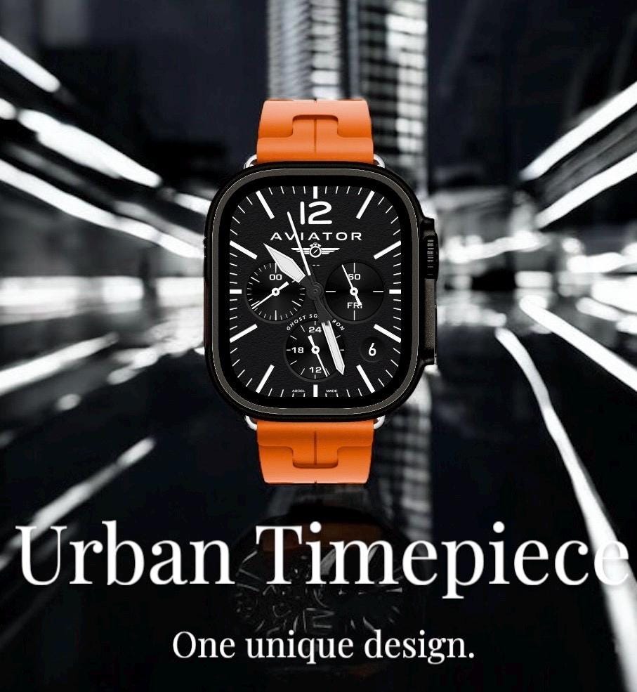 AviatorCo Ghost Squadron Apple Watch Face (Clockology App)