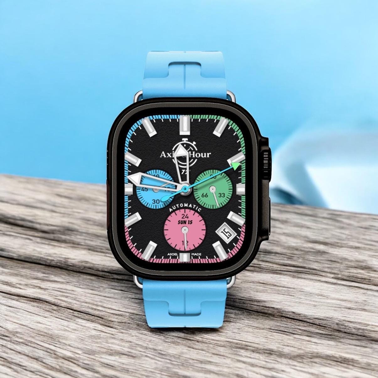Clockology Apple Watch Faces: Summertime Ice Cream Theme (Digital Download)