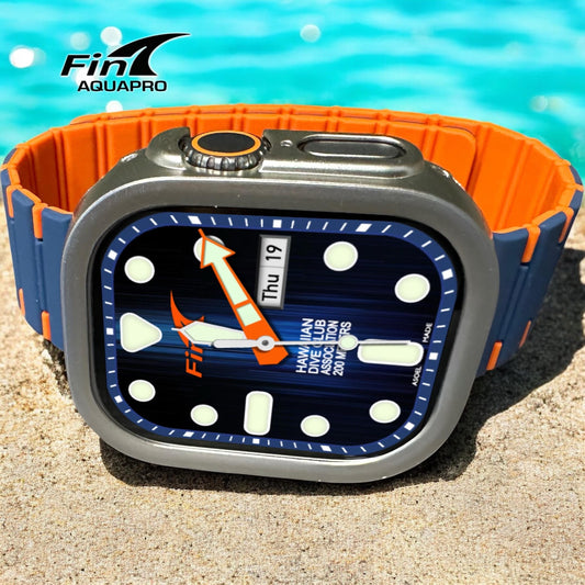 Fin Hawaiian Dive Club Apple Watch Face: Clockology App Design