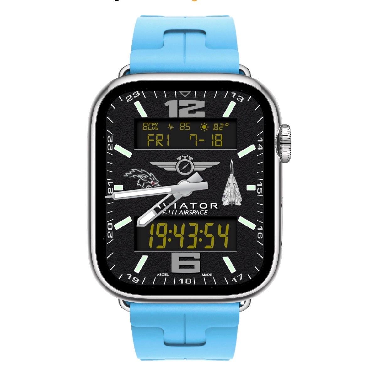 Apple Watch faces Clockology for custom smartwatch  watch face designs AviatorCo F111 Flight WatchUpdated