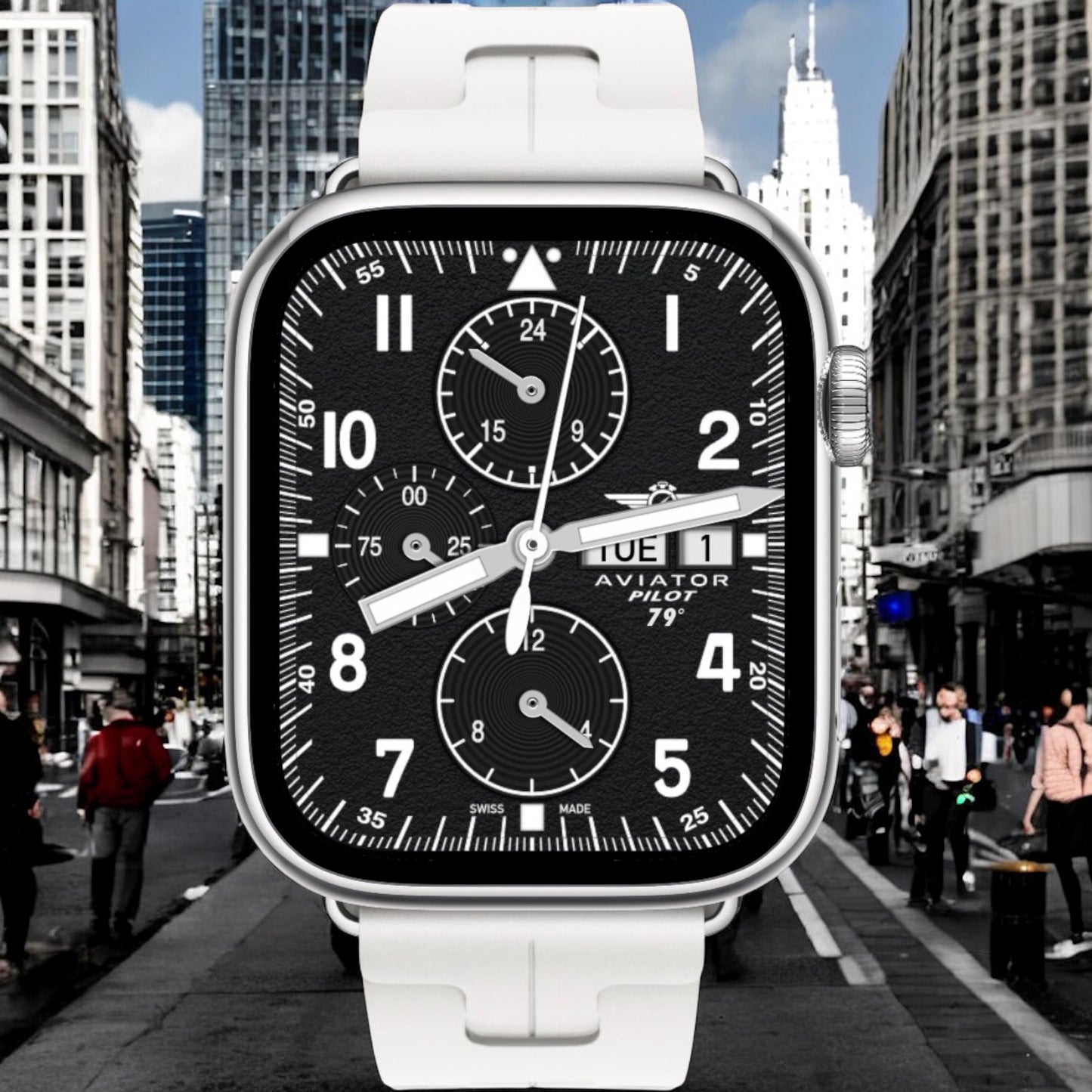 AviatorCo Apple Watch Face: Pilot XW Design (Clockology App)