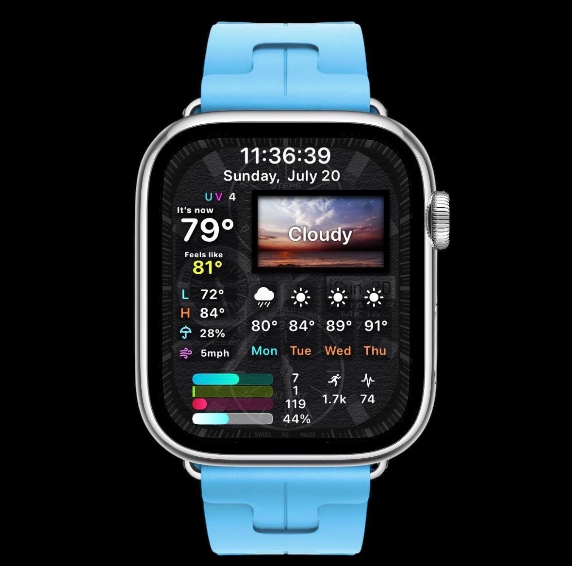 AviatorCo Mk1A Apple Watch Face: Analog Smartwatch Design (Clockology)