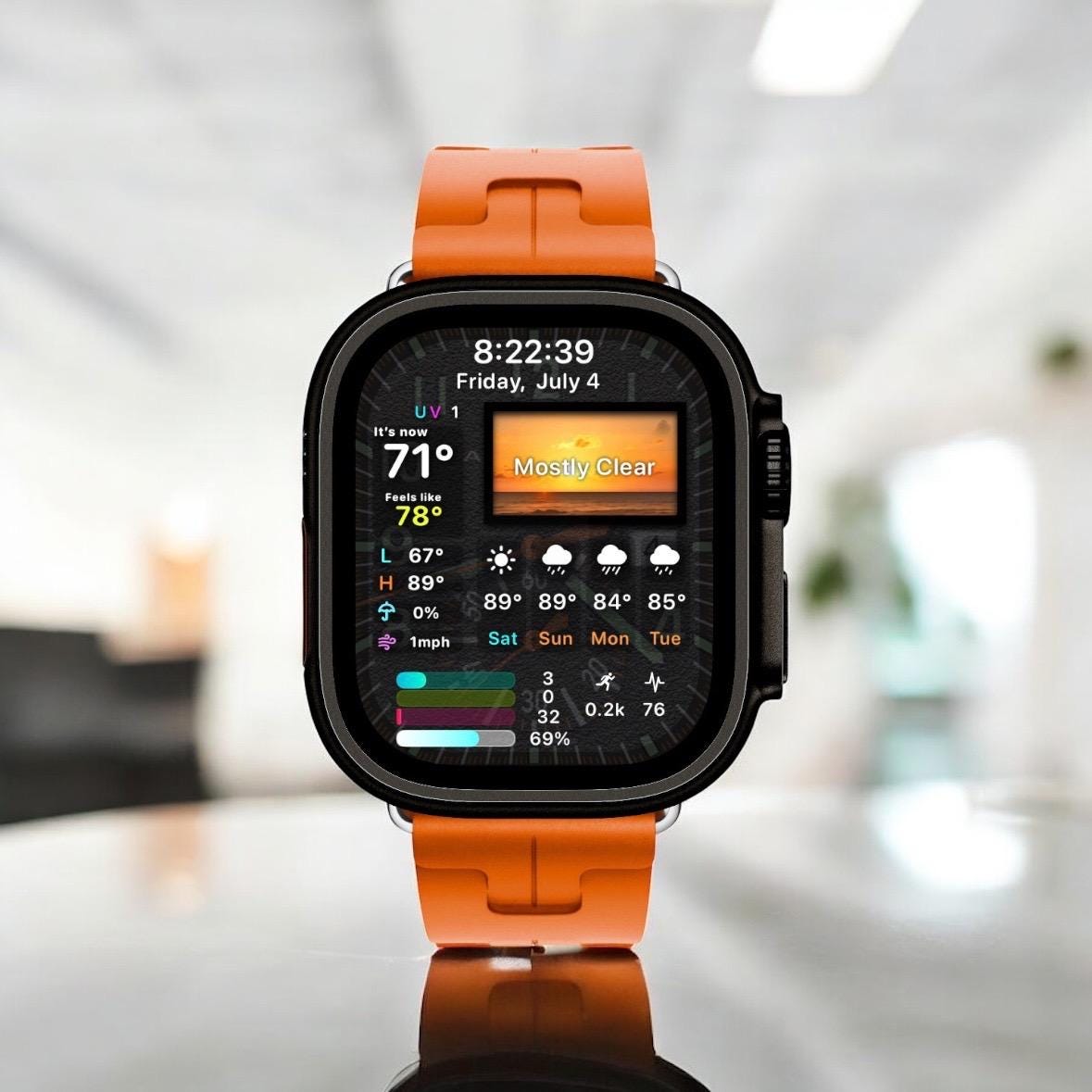Aviator Aquaflight V2 Apple Watch Face - Clockology Design