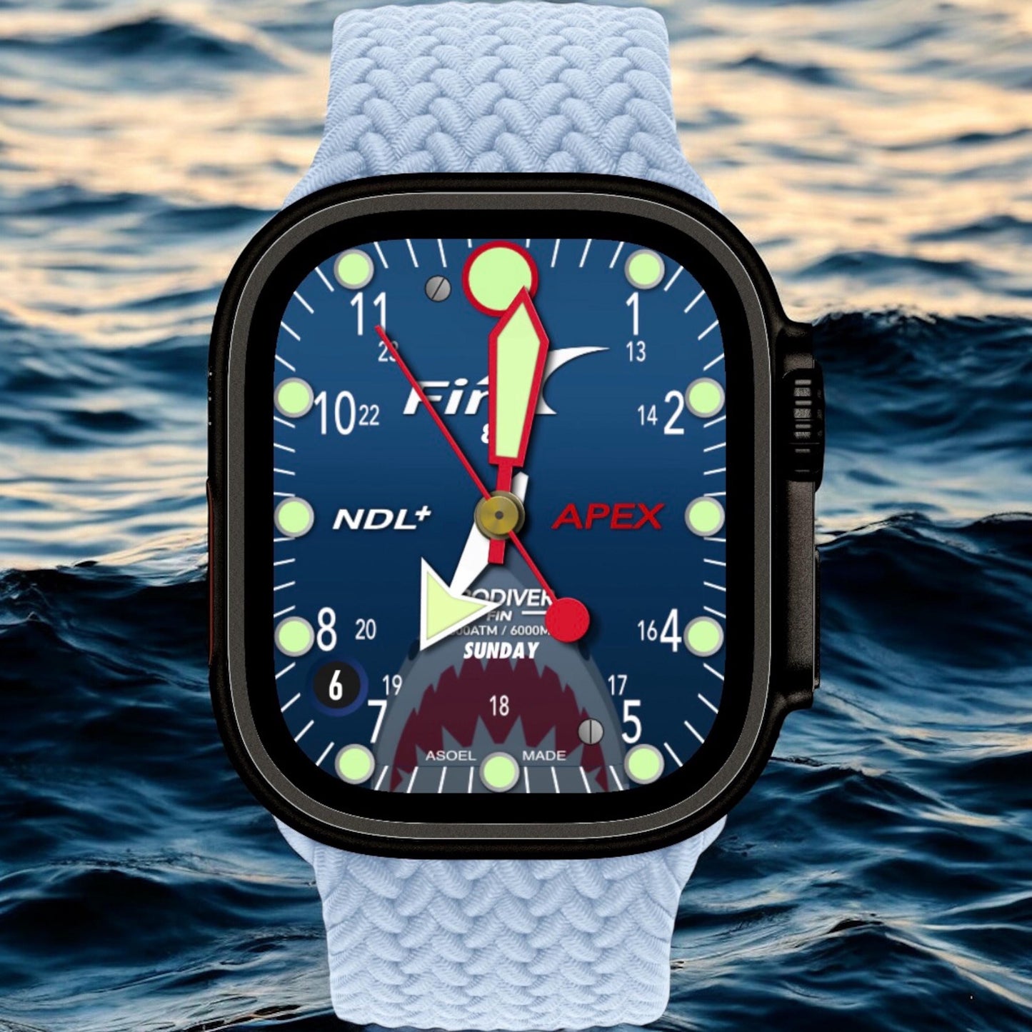 Fin ProDiver Apple Watch Face: Clockology Apex Edition