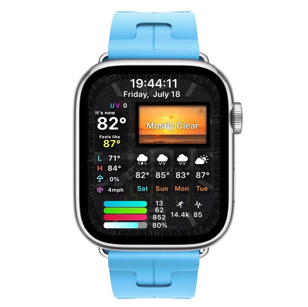Apple Watch faces Clockology for custom smartwatch  watch face designs AviatorCo F111 Flight WatchUpdated