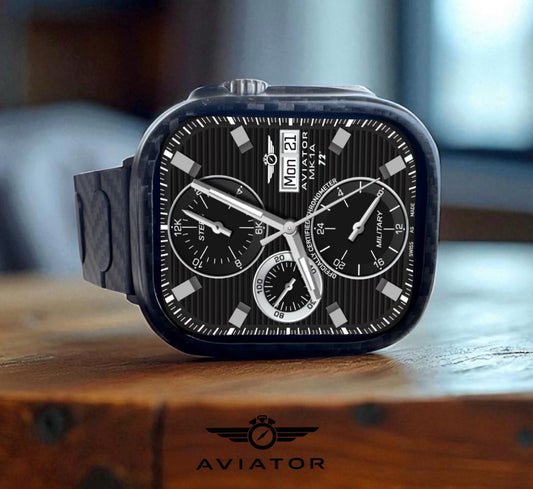 AviatorCo Mk1A Apple Watch Face: Analog Smartwatch Design (Clockology)